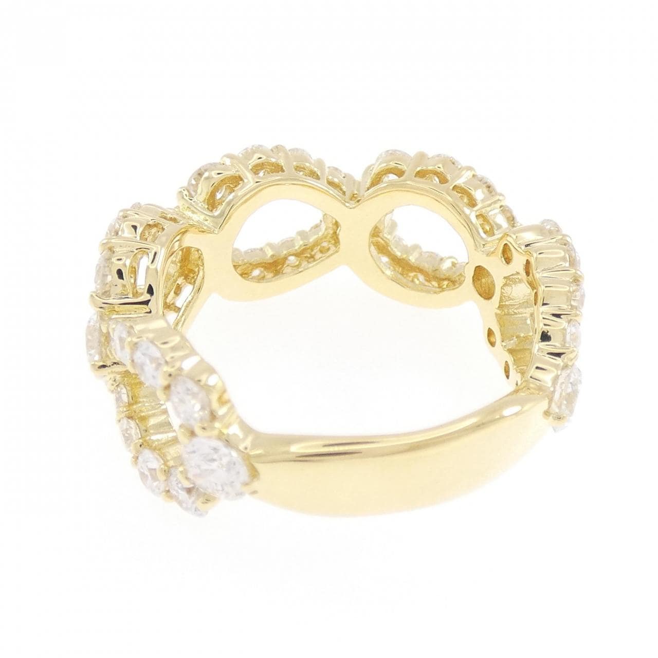 K18YG ダイヤモンド リング 2.40CT