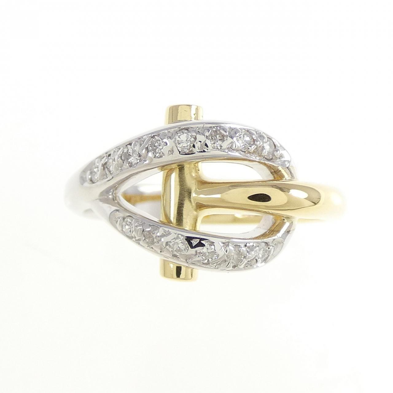 750YG/750WG ダイヤモンド リング 0.125CT
