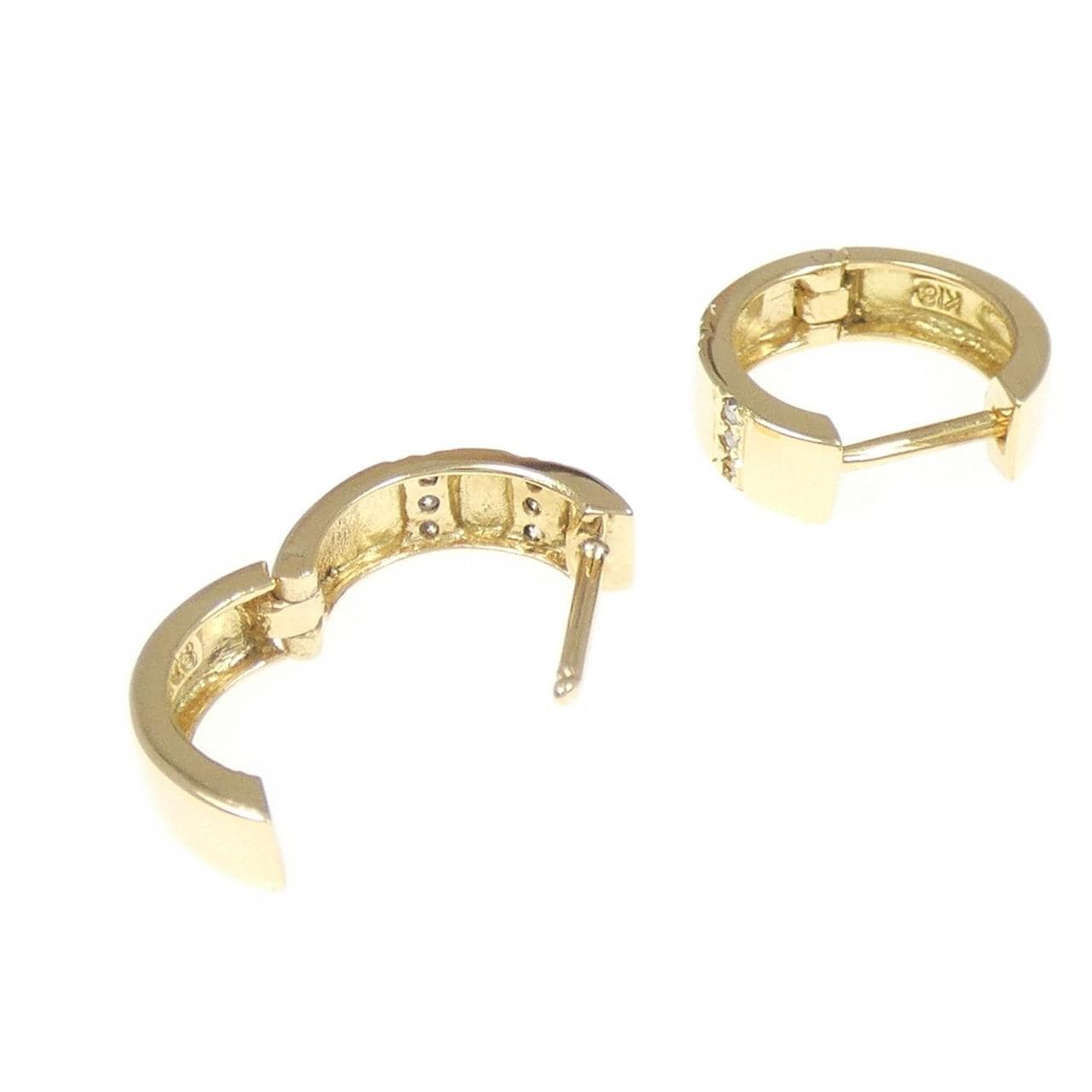 K18YG ダイヤモンド ピアス