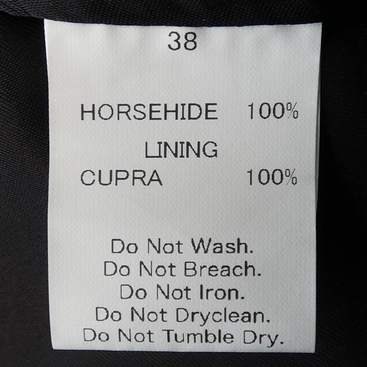 FINE CREEK LEATHERS レザーライダースジャケット