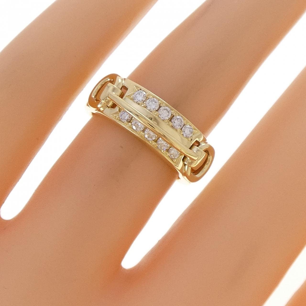 K18YG ダイヤモンド リング 0.20CT