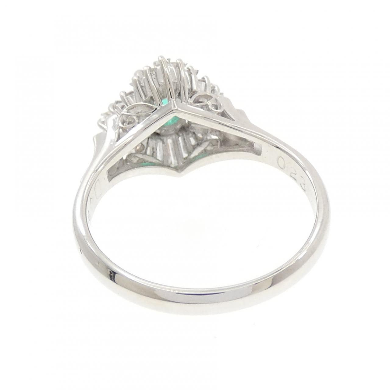 PT900 エメラルド リング 0.23CT