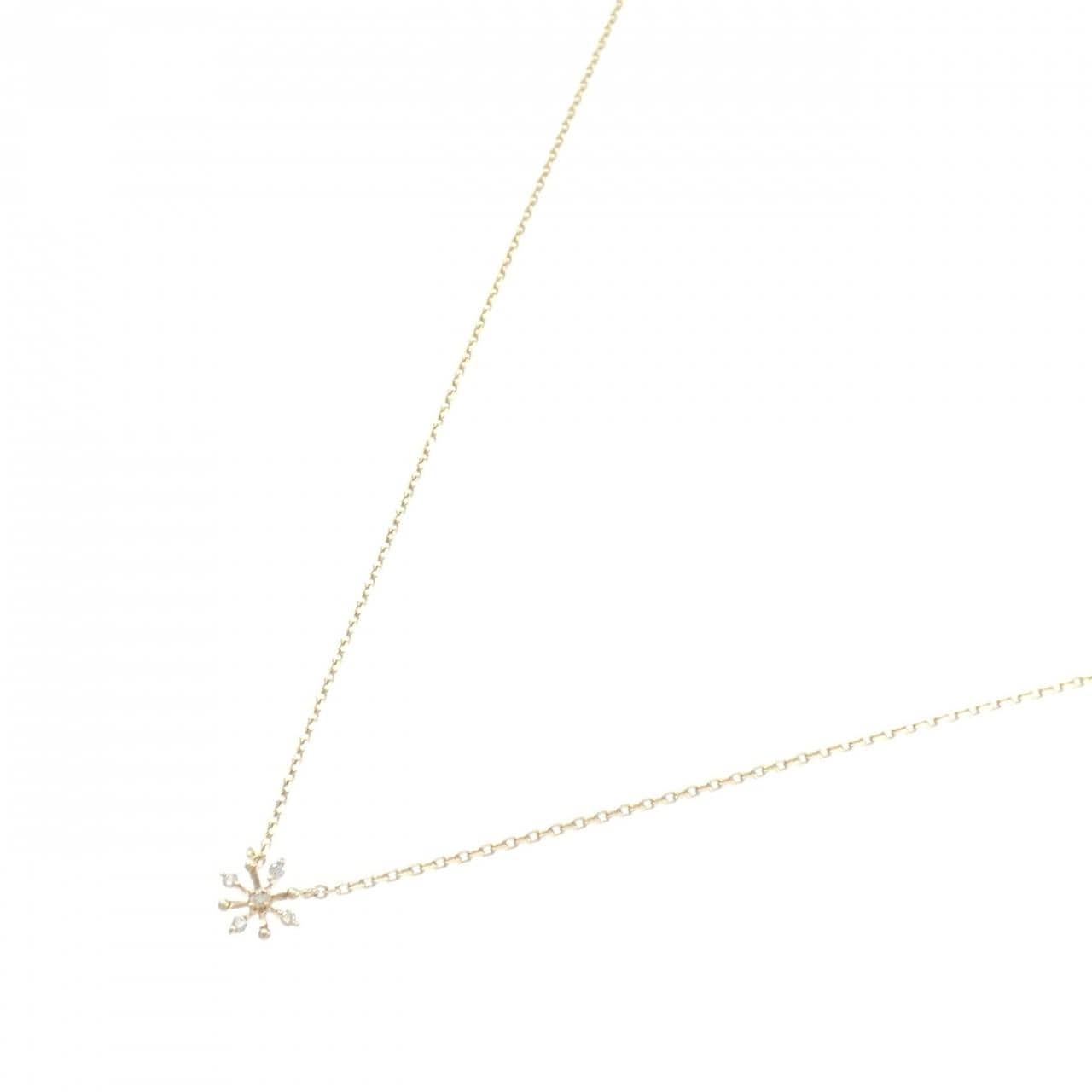 アガット ダイヤモンド ネックレス 0.03CT