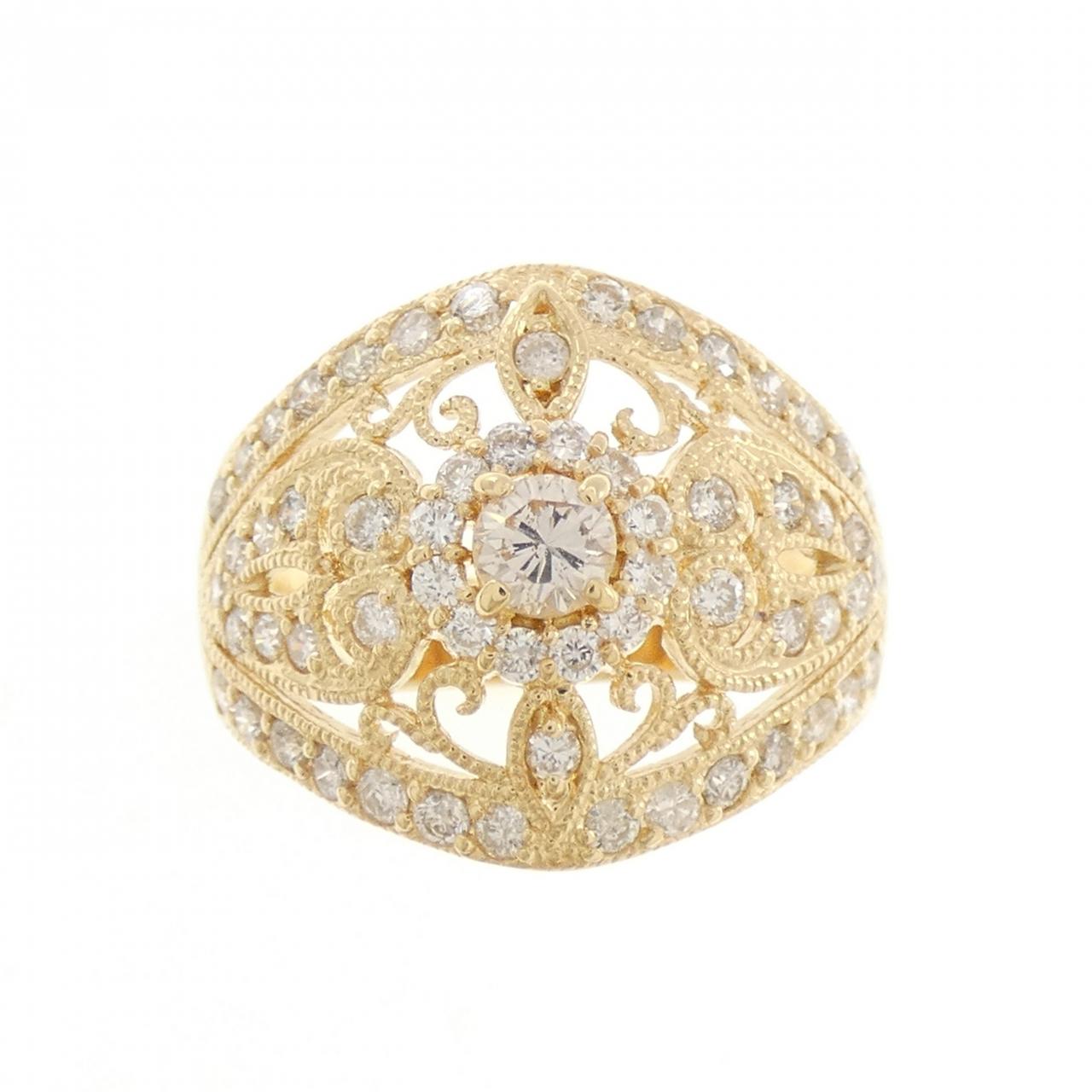 K18YG ダイヤモンド リング 1.00CT