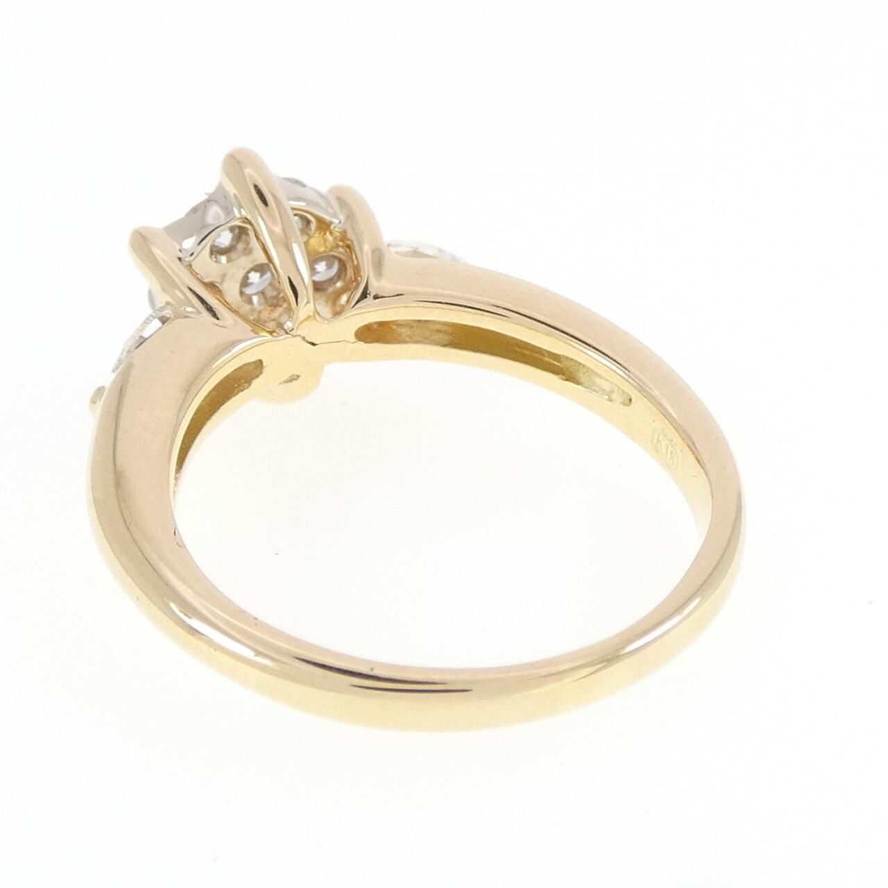 K18YG ダイヤモンド リング 0.86CT