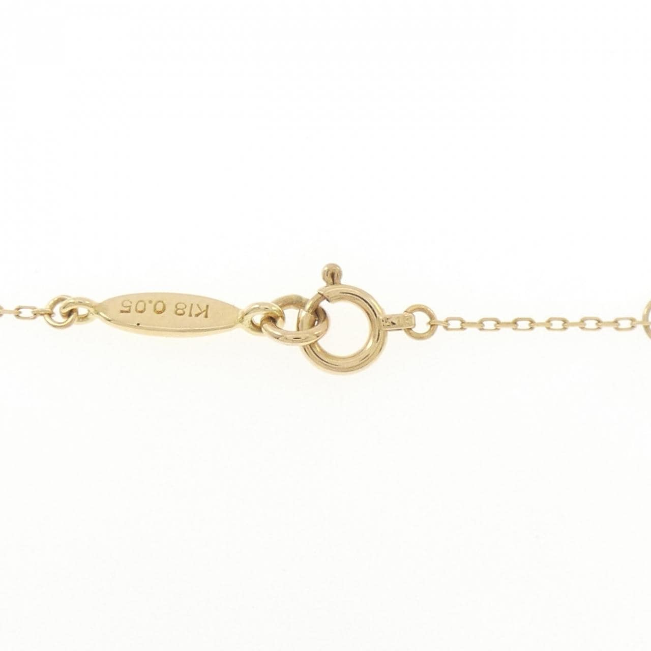 アーカー イニシャル ネックレス 0.05CT