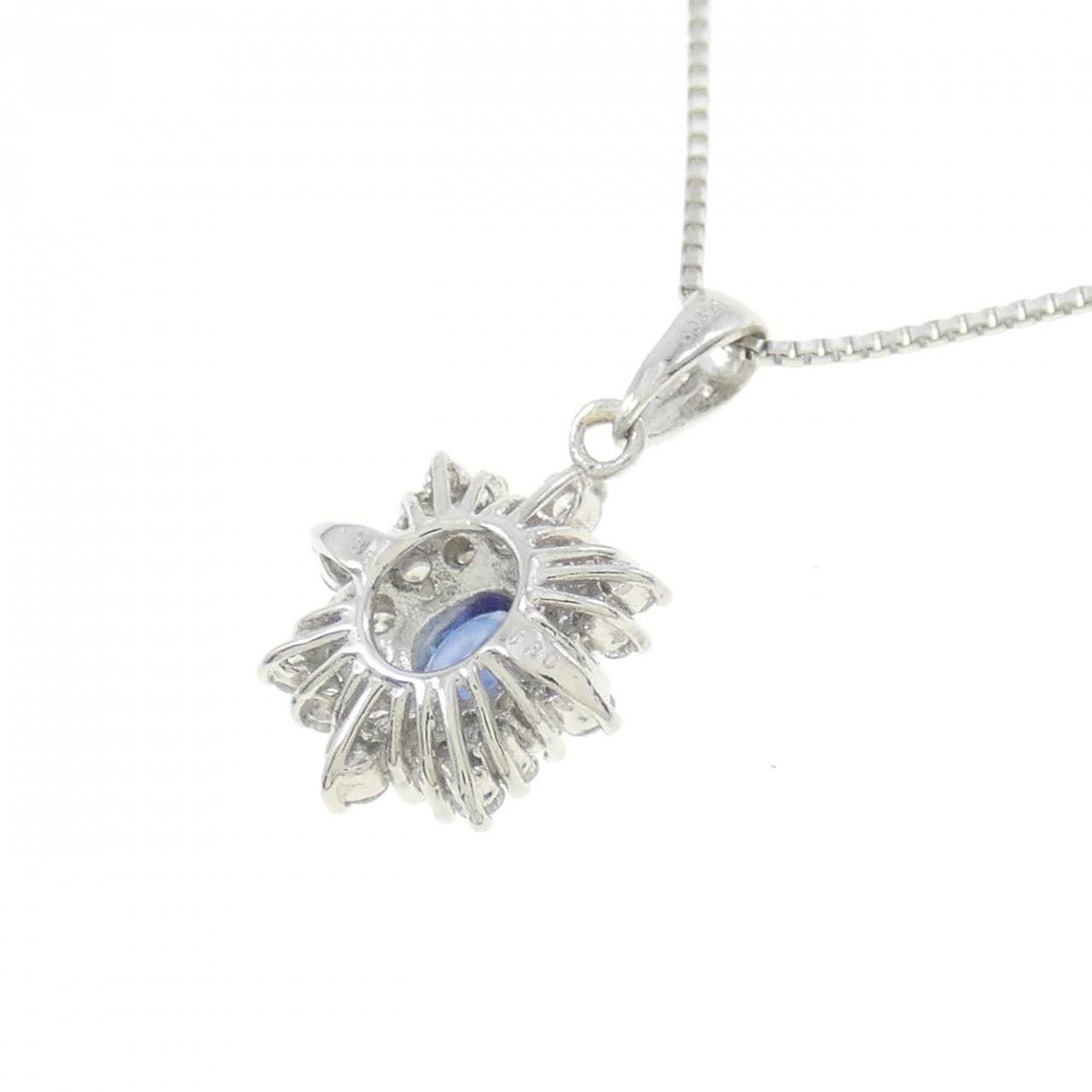 PT サファイヤ ネックレス 0.30CT