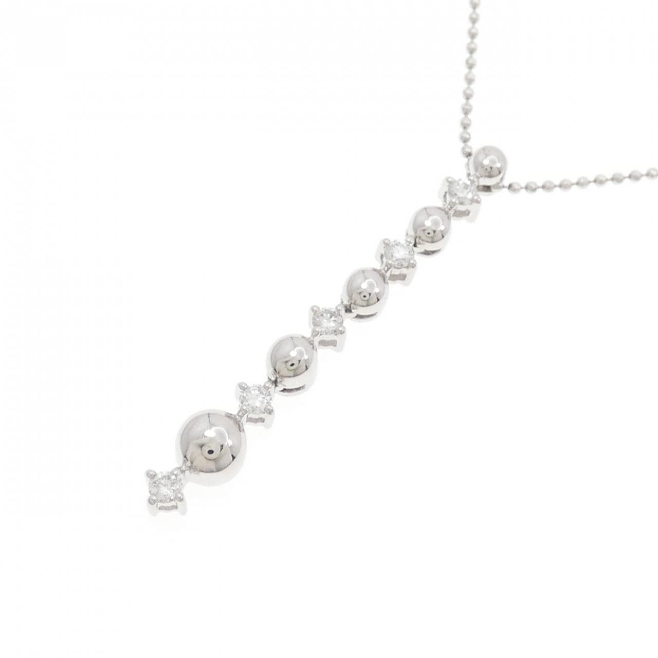 PT900 ダイヤモンド ネックレス 0.20CT