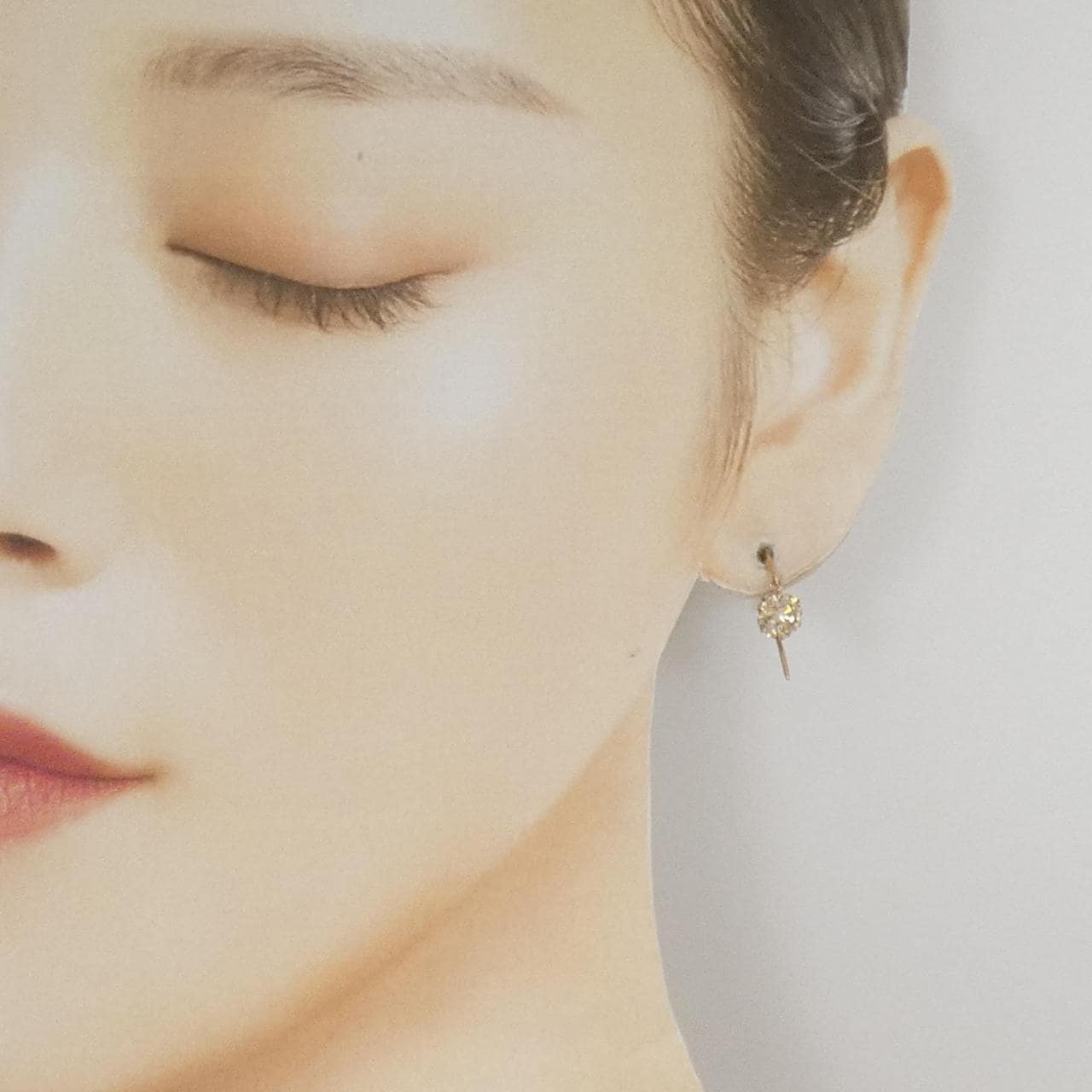 K18PG ダイヤモンド ピアス 1.80CT