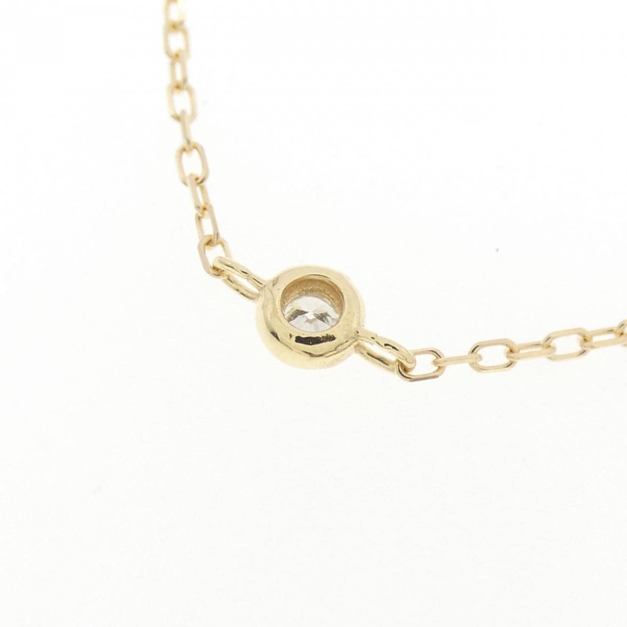 K18YG ダイヤモンド ネックレス 0.16CT