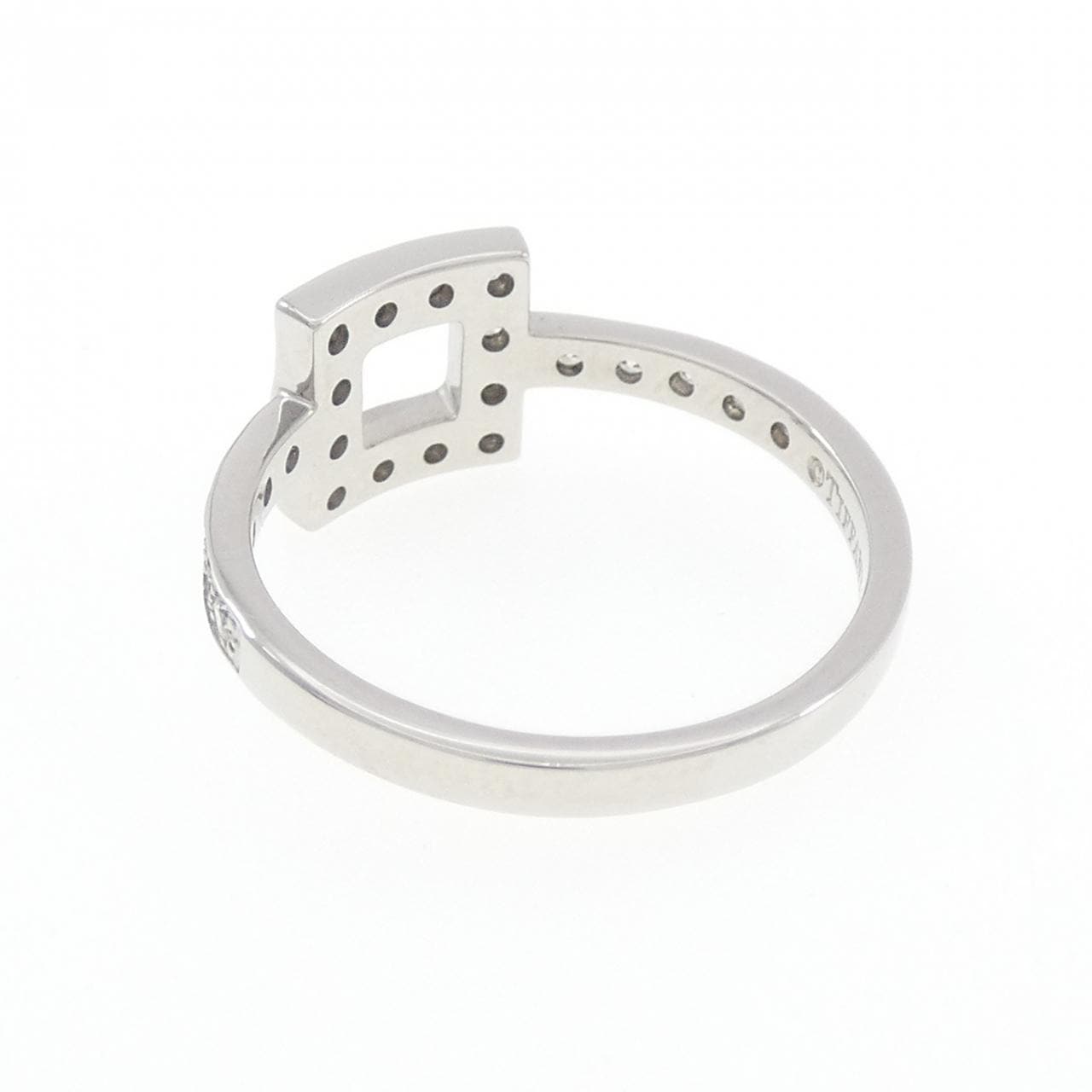 ティファニー スクエアー ループ リング