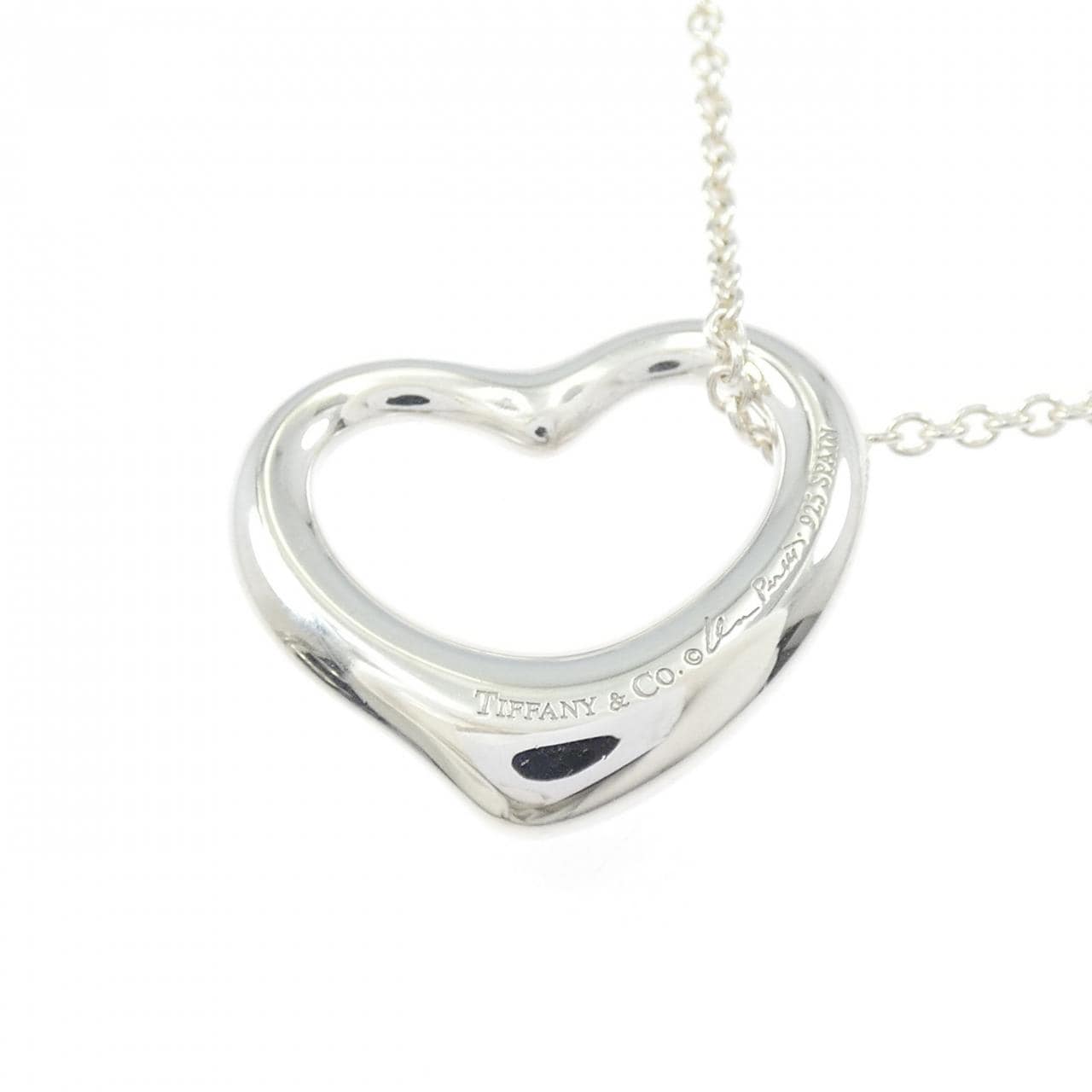 ティファニー オープンハート ネックレス
