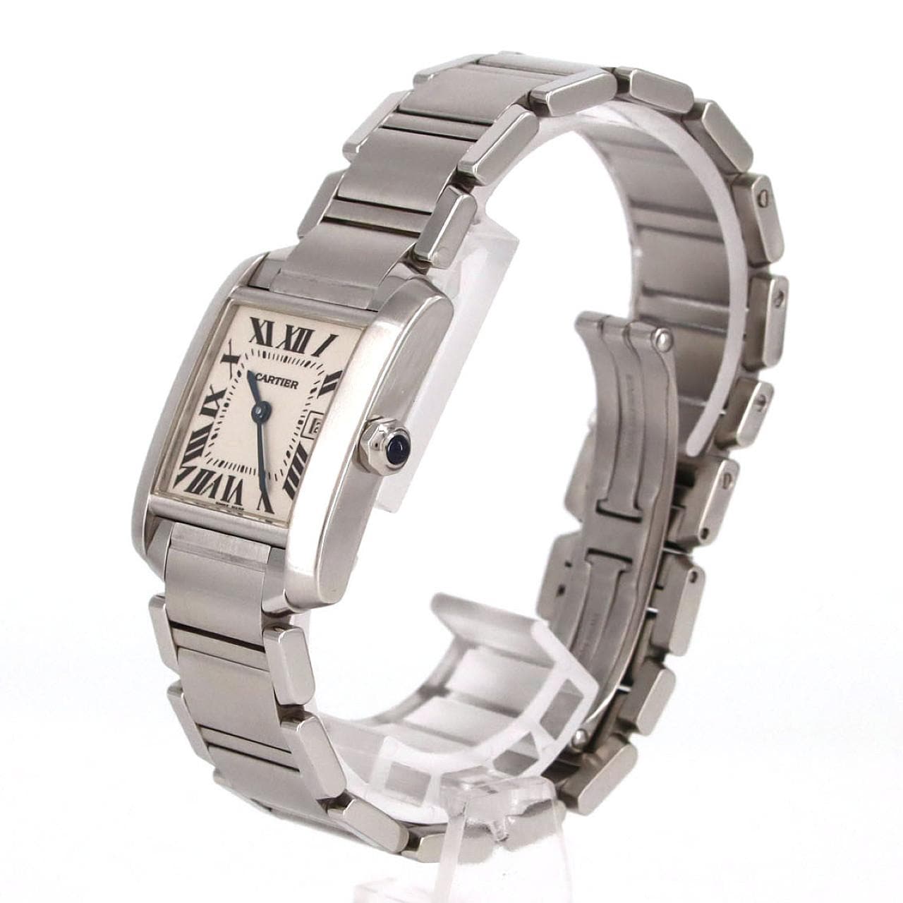 カルティエ タンクフランセーズMMデイト W51011Q3 SS クォーツ