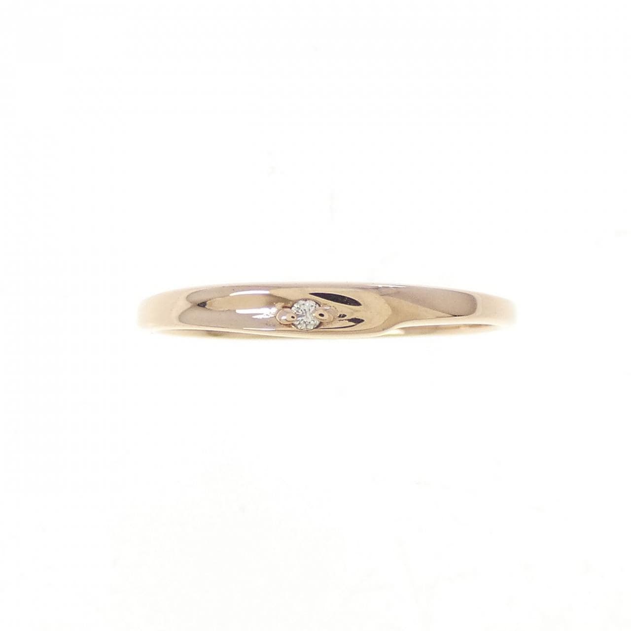 K18PG ダイヤモンド リング 0.01CT