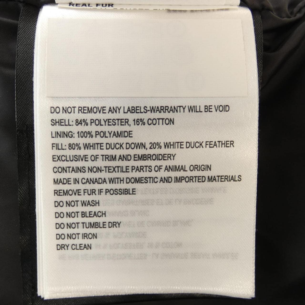 Canada goose CANADA GOOSE down jacket