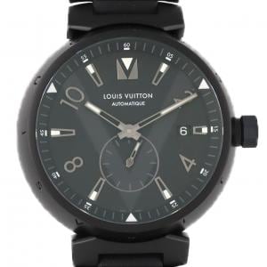 ルイヴィトン タンブールオ-トマティックオールブラック PVD Q1D22 SS 自動巻