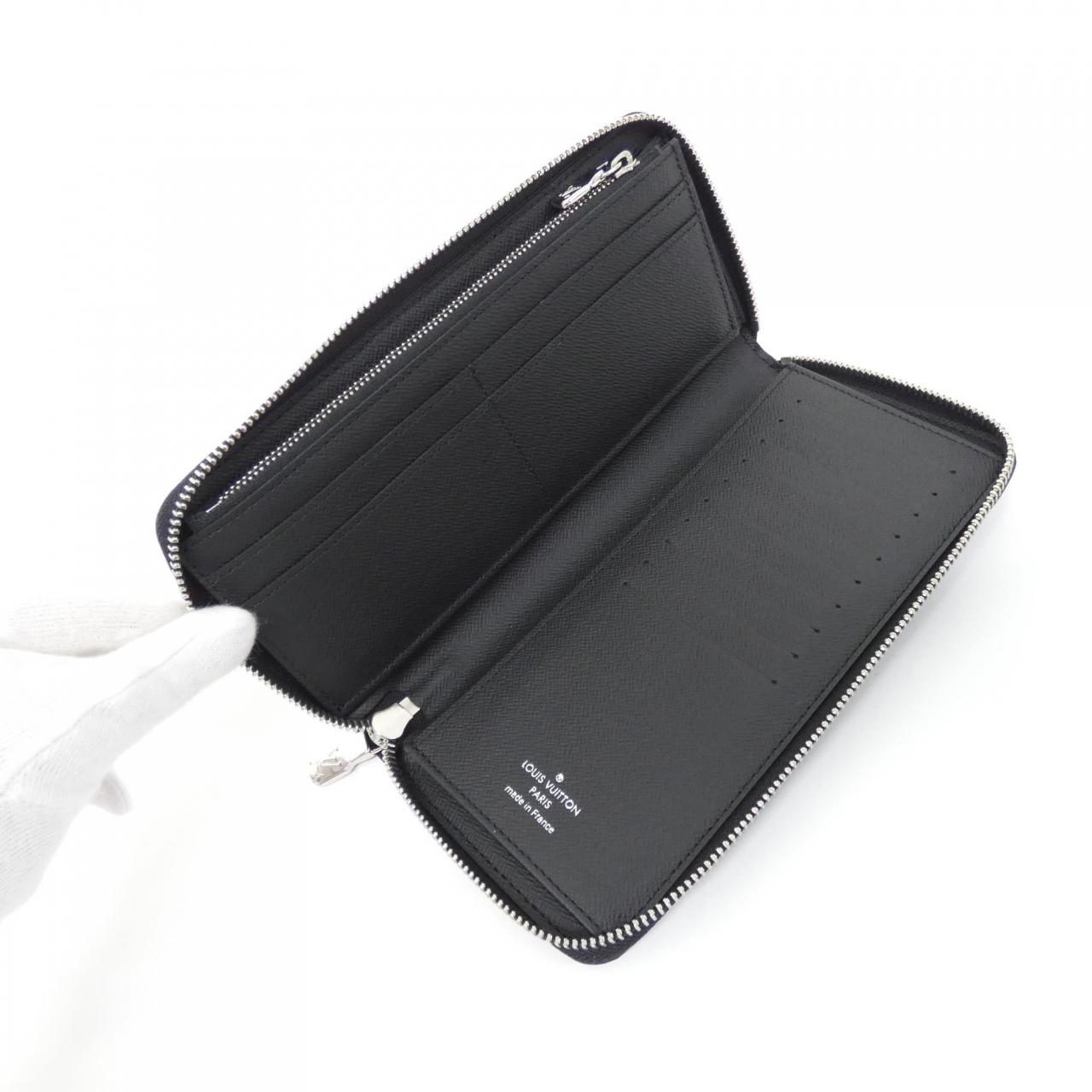 ルイヴィトン ダミエ グラフィット ジッピー ウォレット ヴェルティカル N63095 財布