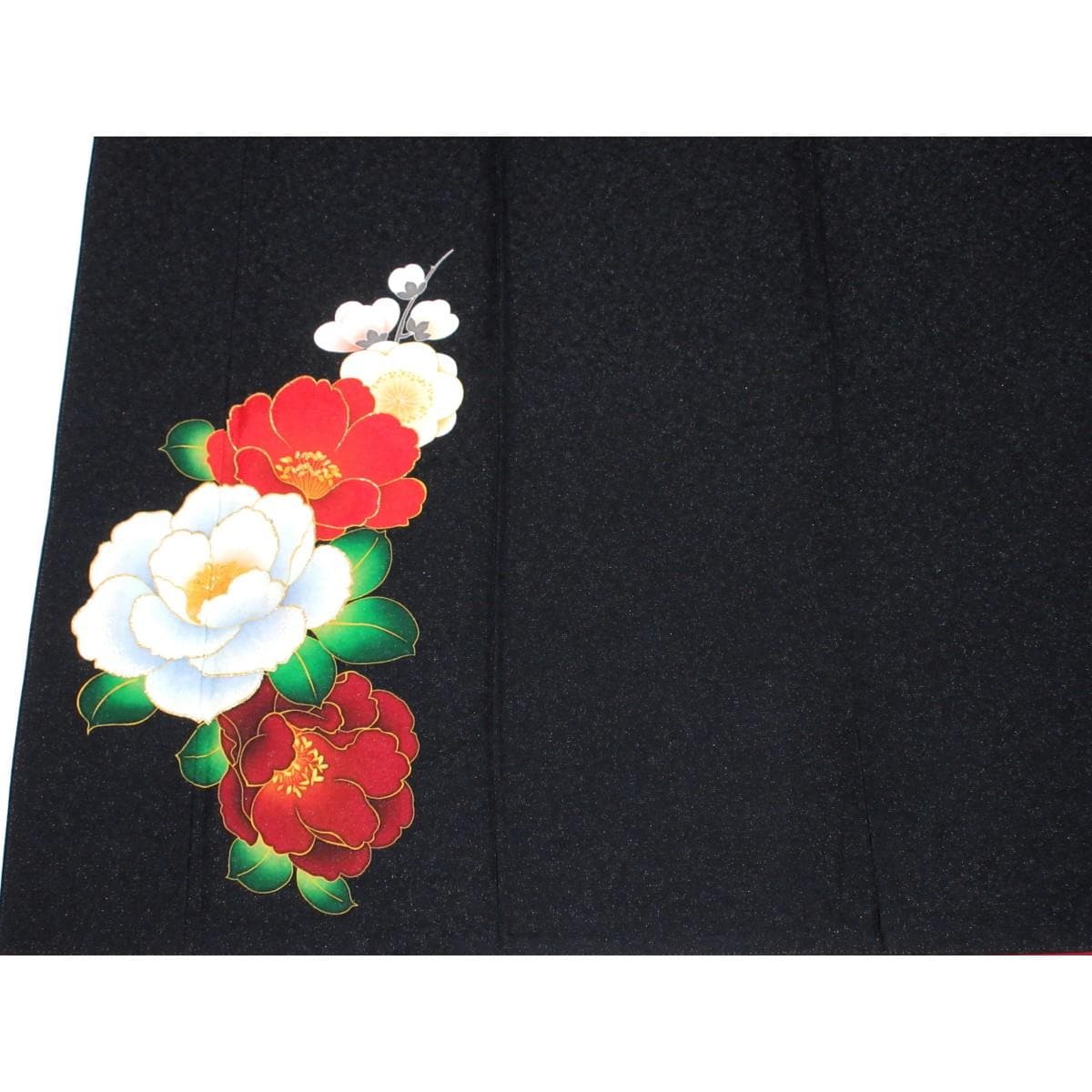 振袖　銀通し刺繍入り　友禅加工