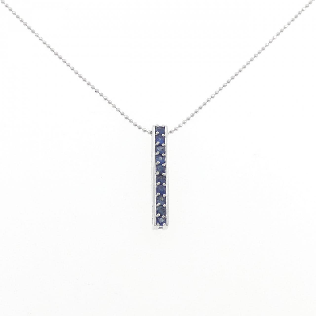 K18WG サファイヤ ネックレス