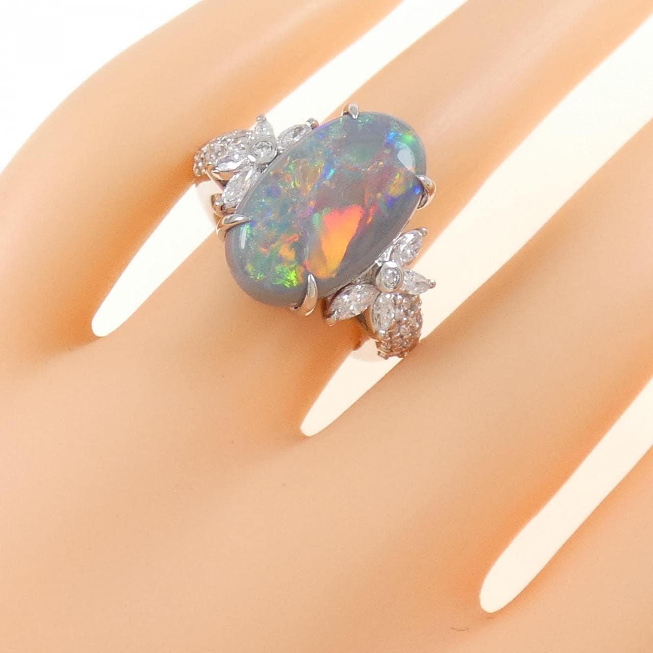 PT Black OPAL Ring 8.10CT