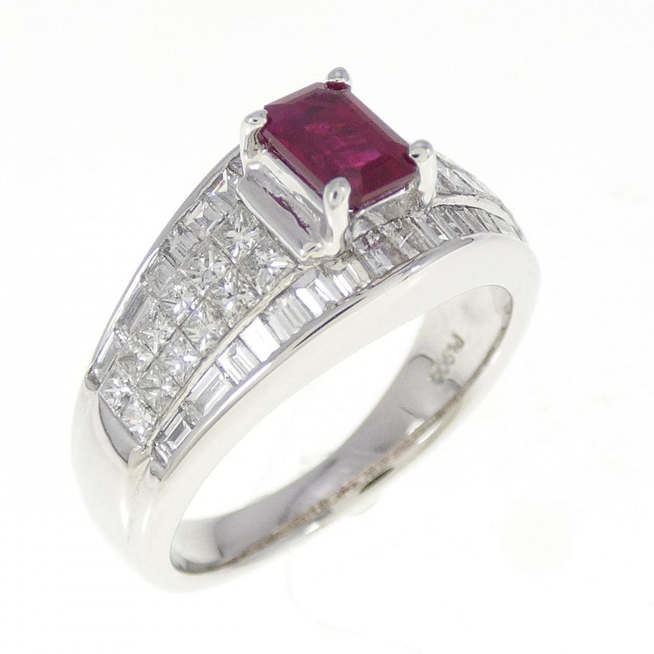 PT900 ルビー リング 0.63CT
