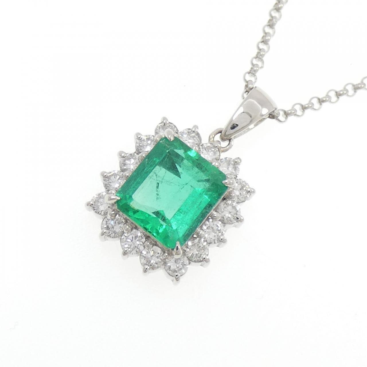 PM900/PT850 エメラルド ネックレス 2.21CT