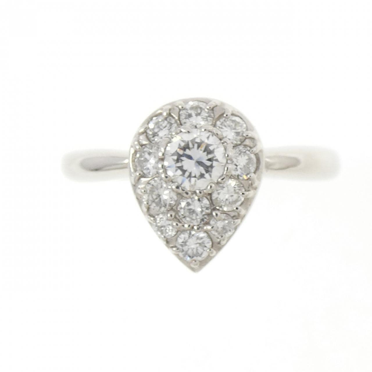 【新品】PT900 ダイヤモンド リング 0.50CT