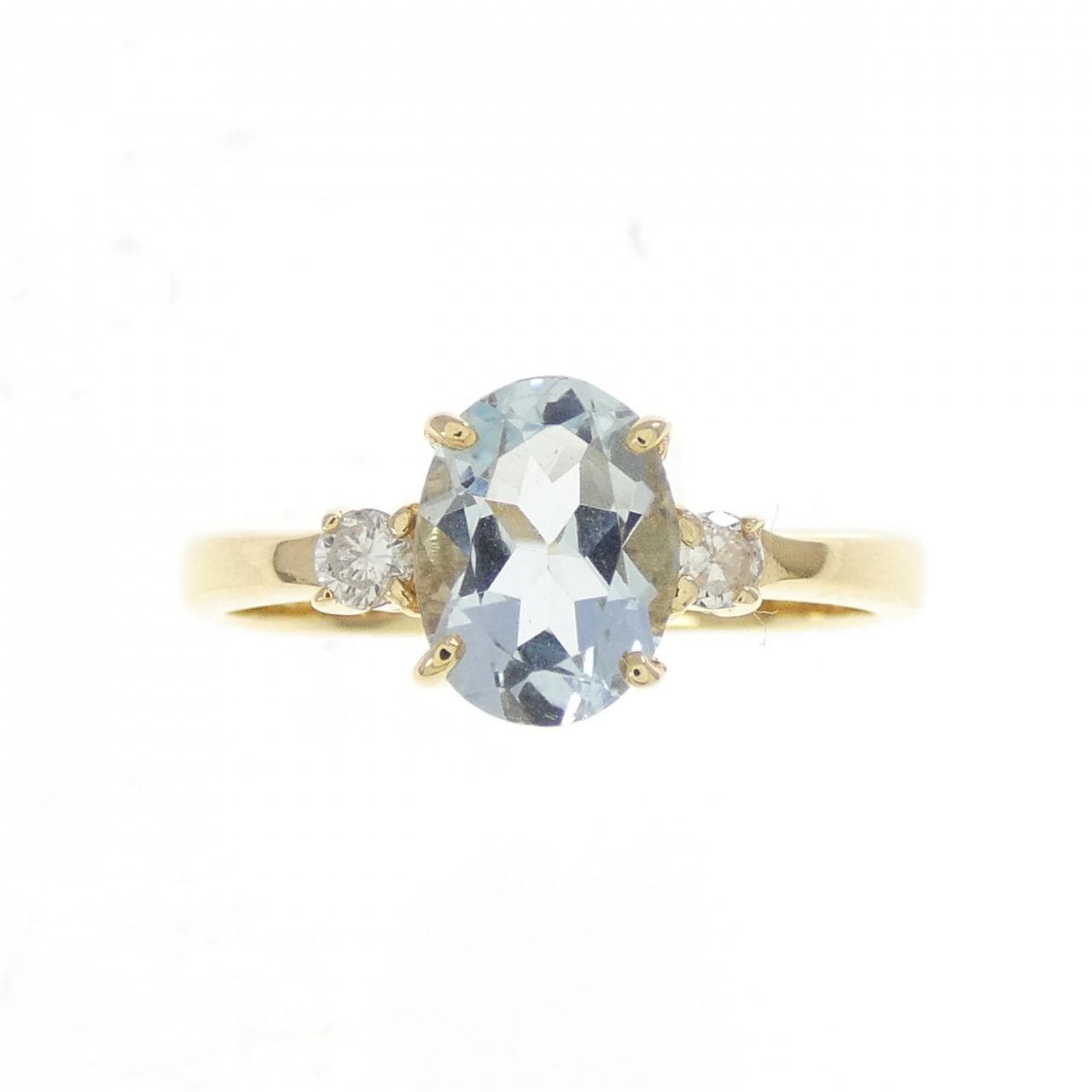 K18YG アクアマリン リング