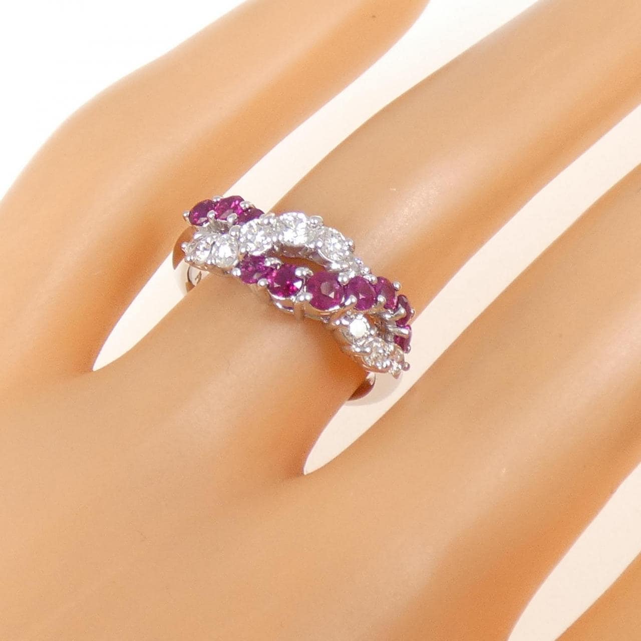 PT900 ルビー リング 0.81CT