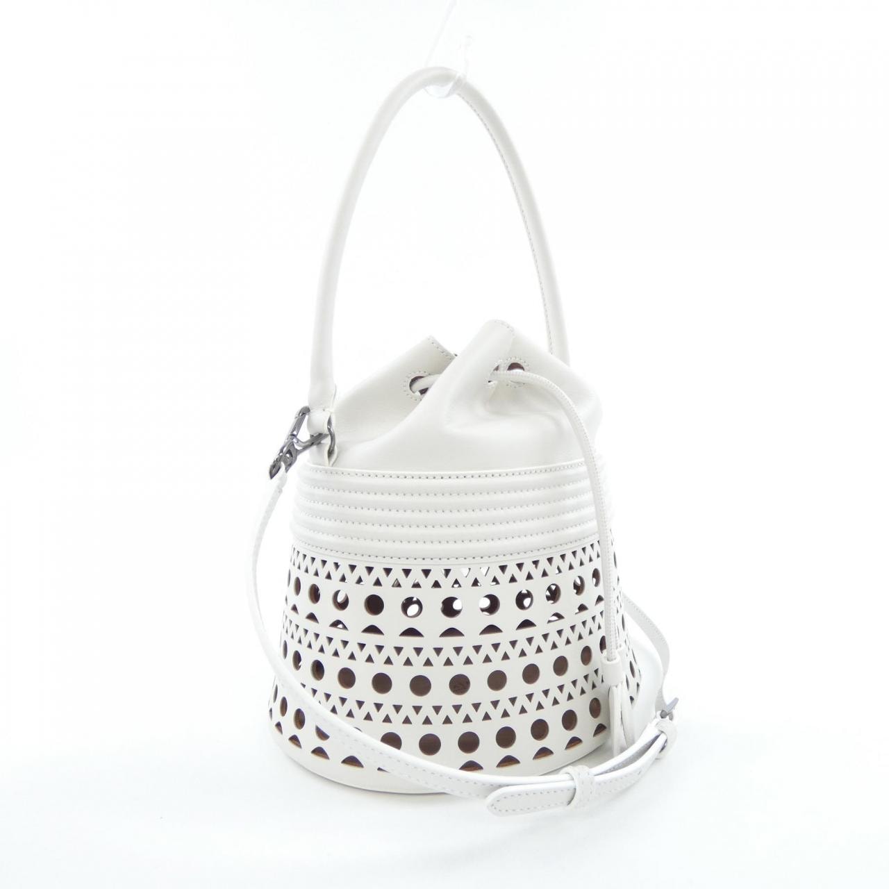 アライア ALAIA BUCKET CORSET BAG