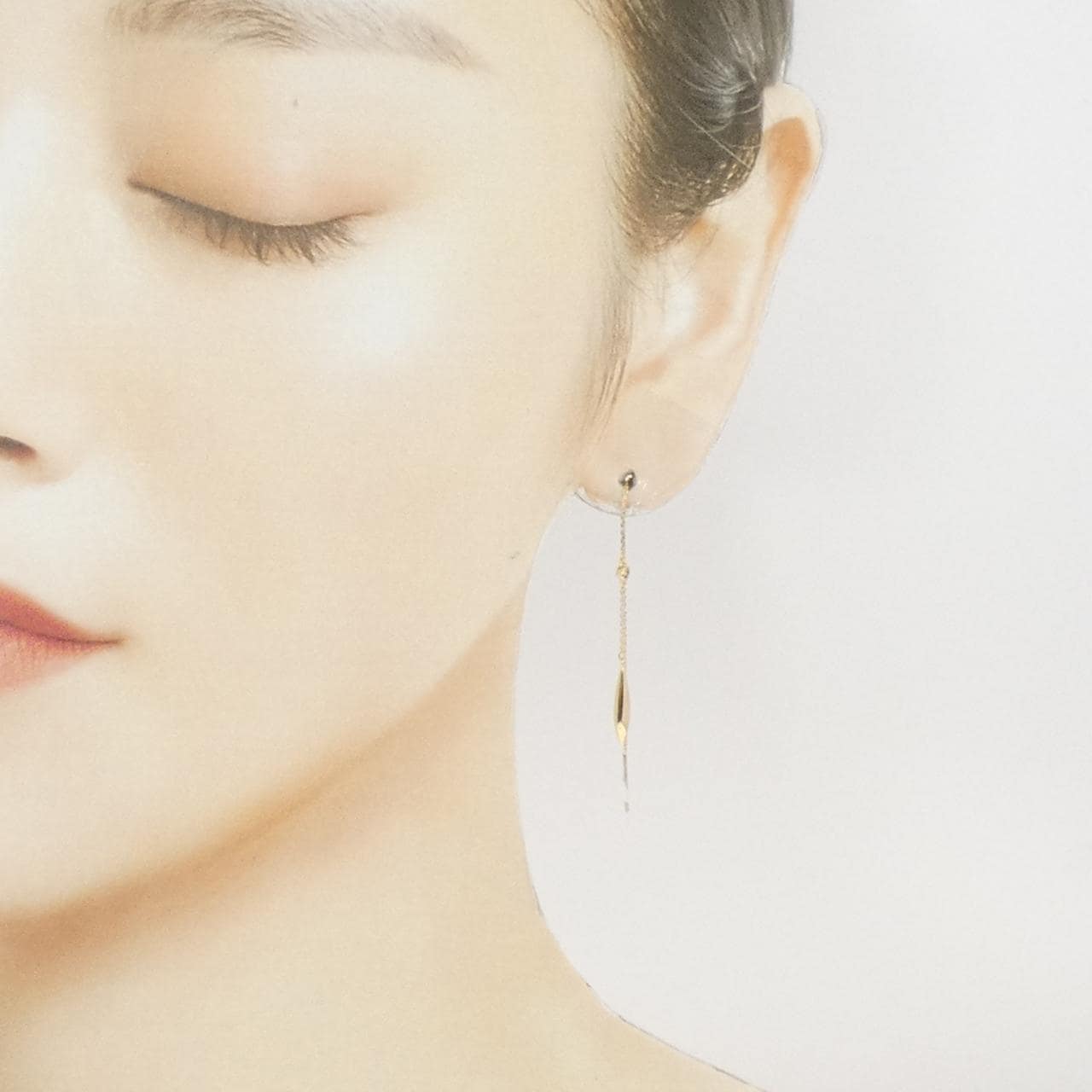 K18YG ダイヤモンド ピアス