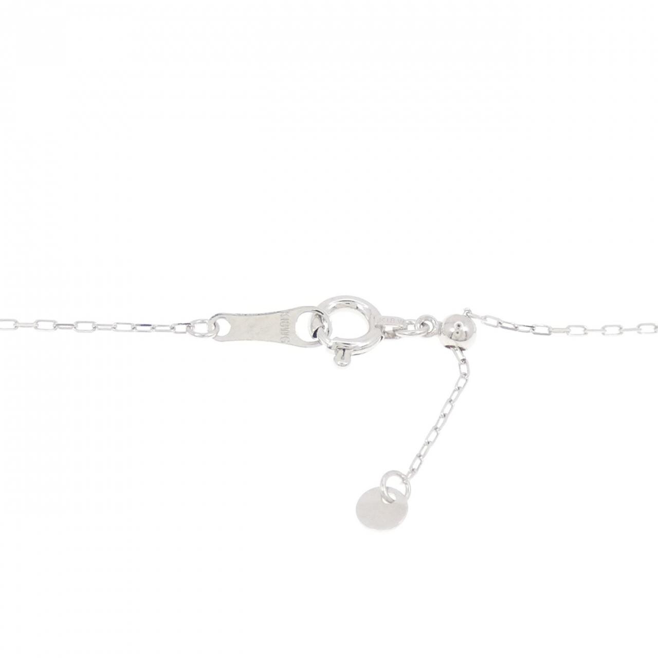 K18WG ダイヤモンド ネックレス 0.30CT