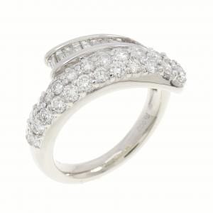 PT900 パヴェ ダイヤモンド リング 1.00CT