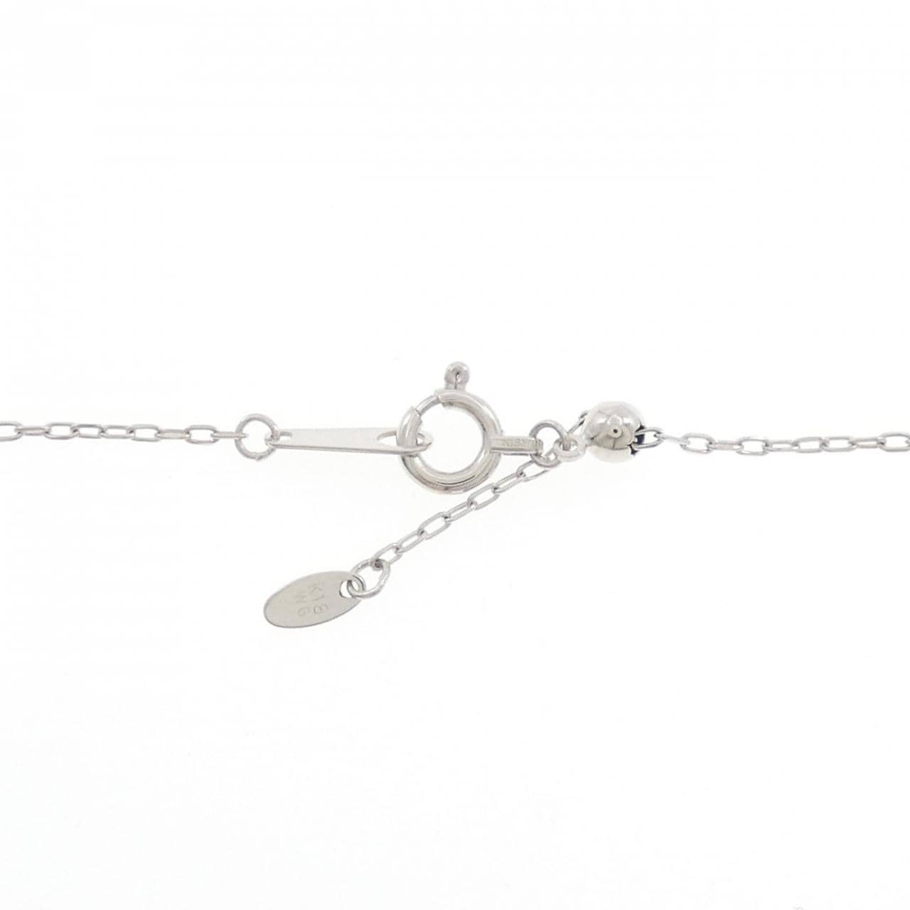 K18WG ダイヤモンド ネックレス 0.50CT