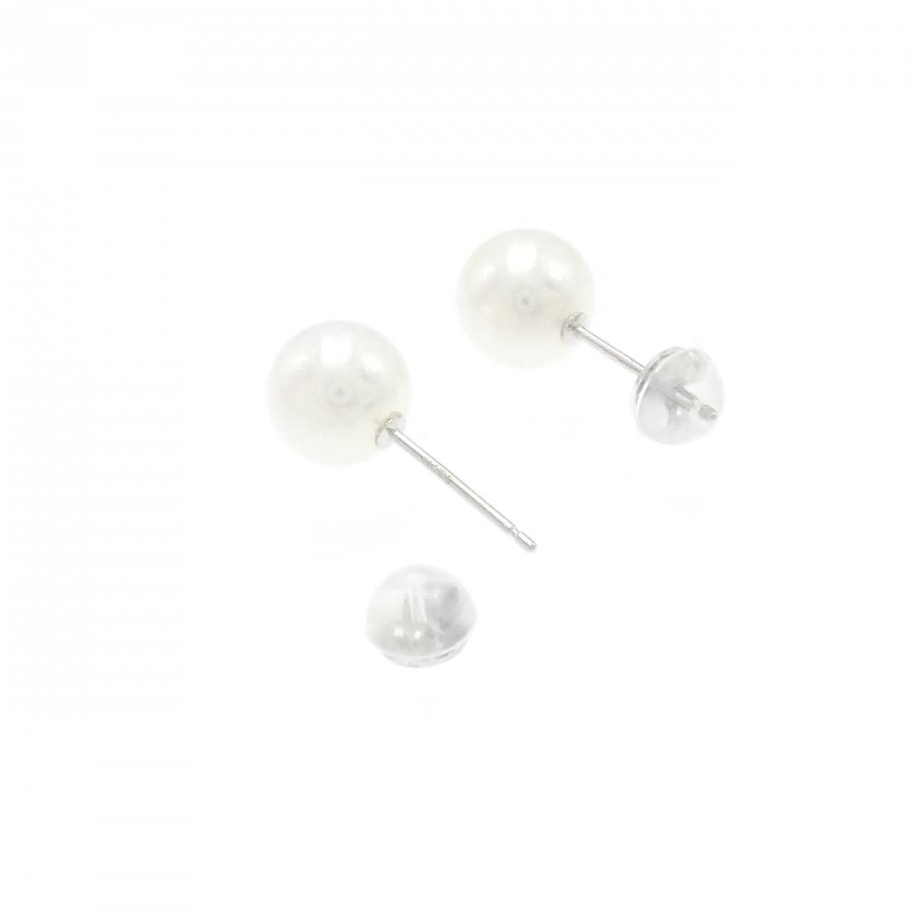 K14WG アコヤパール ピアス 7.7mm