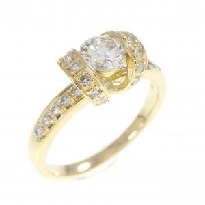 K18YG ダイヤモンド リング 0.354CT
