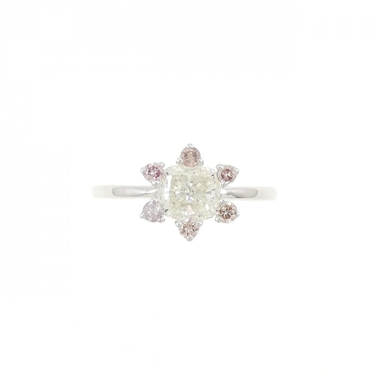 【新品】K18WG ダイヤモンド リング 1.04CT