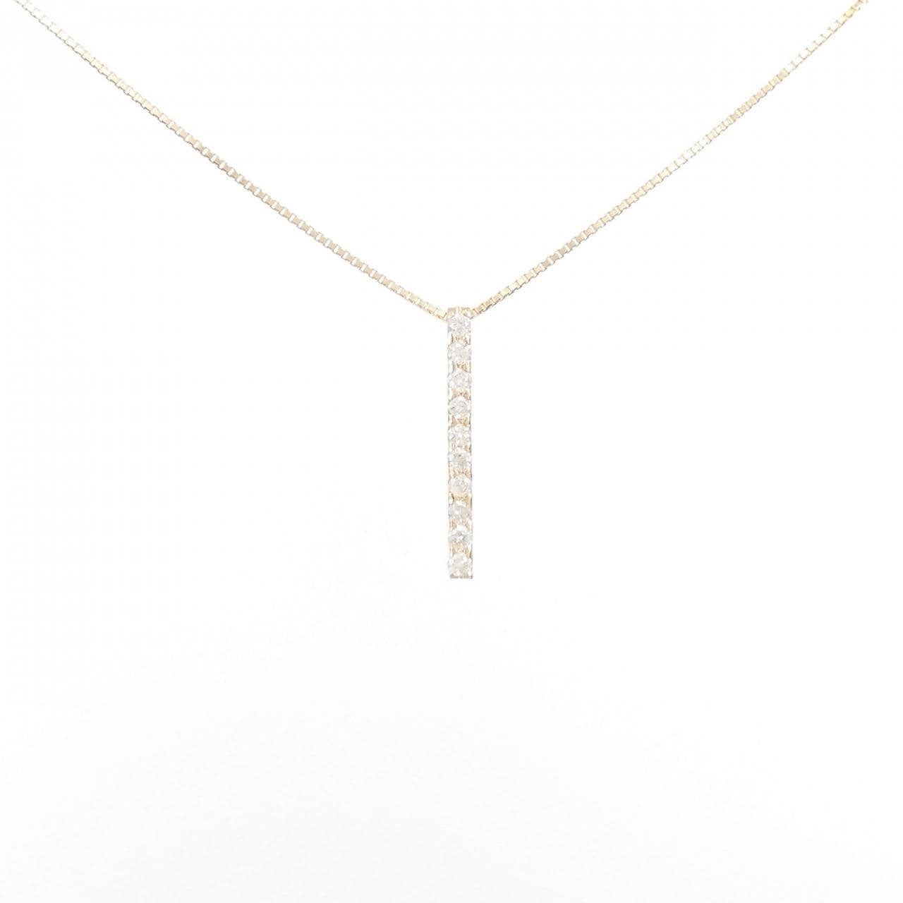 K18YG ダイヤモンド ネックレス 0.20CT