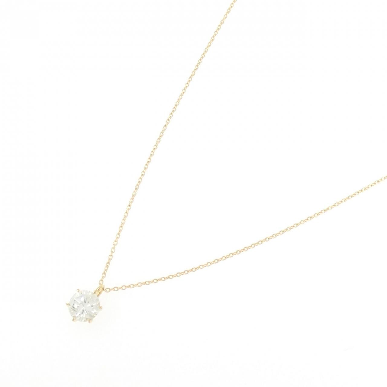 【リメイク】K18YG ダイヤモンド ネックレス 1.007CT G I1 Good