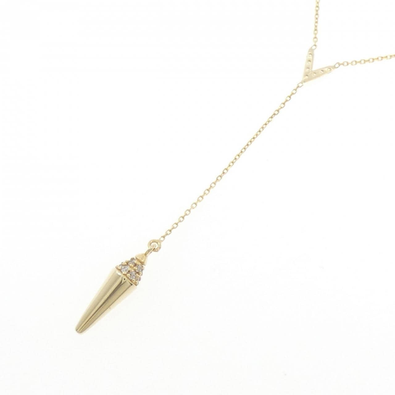 K10YG キュービック ネックレス