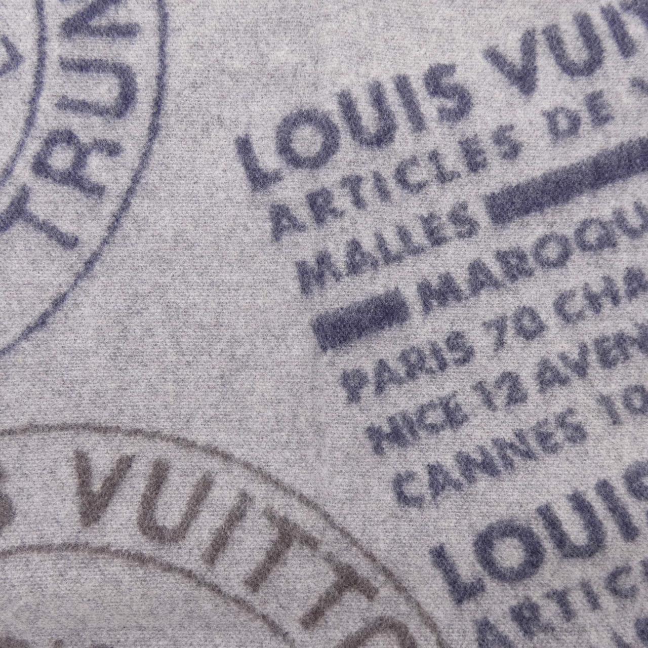 ルイヴィトン LOUIS VUITTON エシャルプ トランク スタンプス M78527 MUFFLER