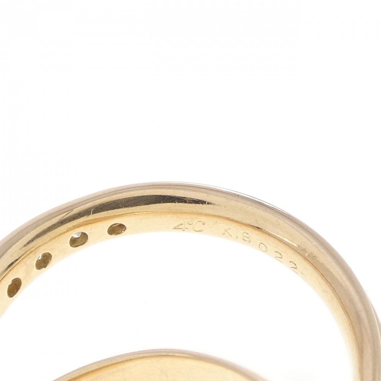 4゜C ダイヤモンド リング 0.22CT