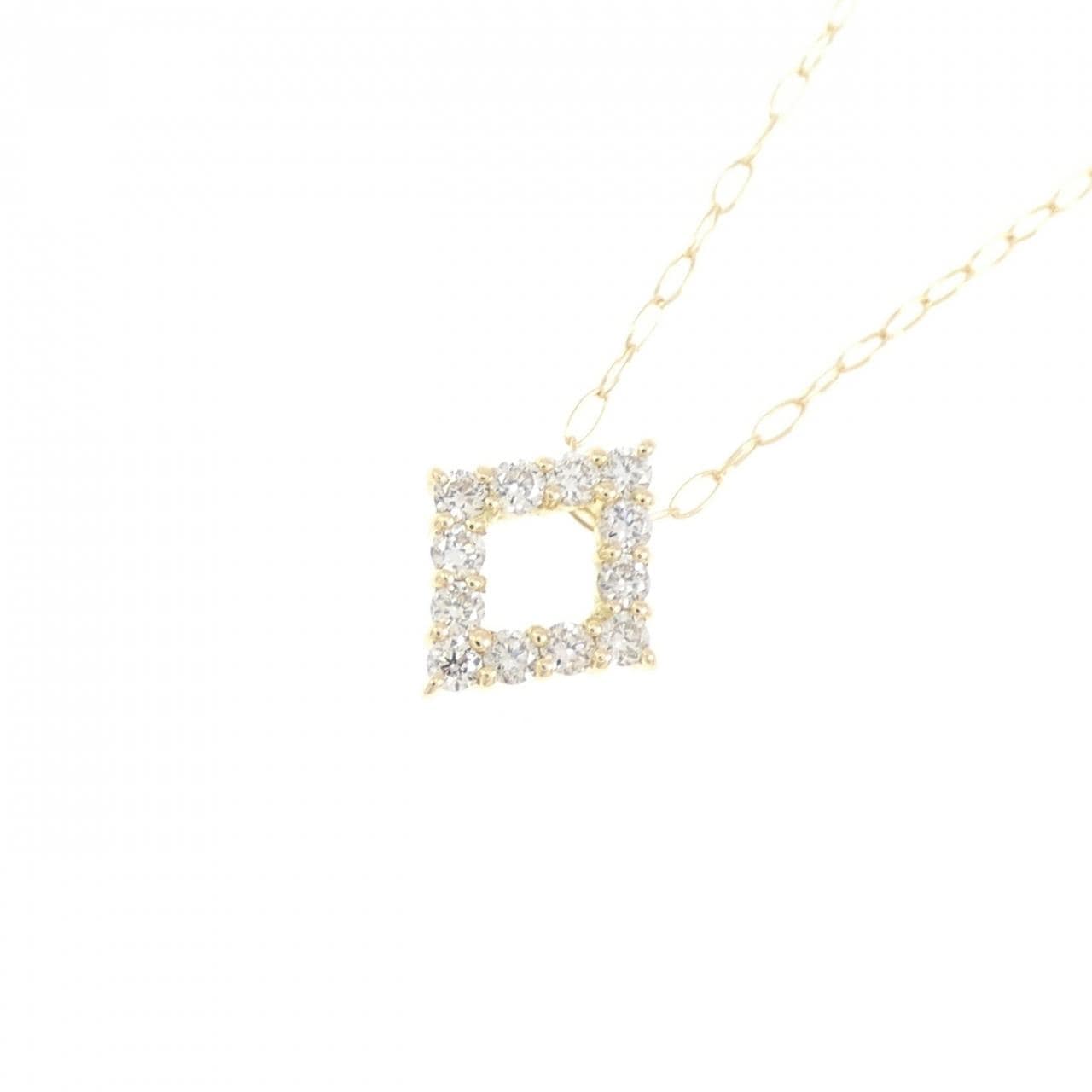 K18YG ダイヤモンド ネックレス 0.10CT