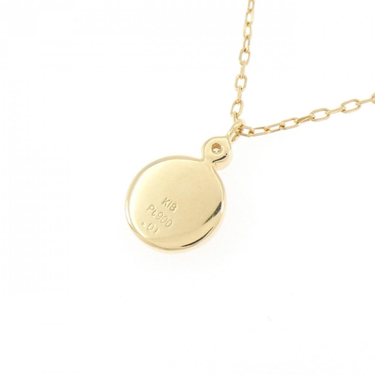 アガット ダイヤモンド ネックレス 0.01CT