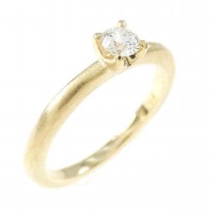 K18YG ダイヤモンド リング 0.121CT E VVS1 3EXT H&C