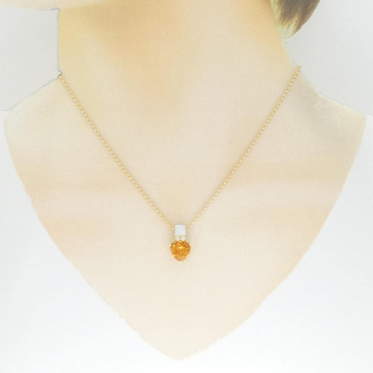 Tasaki citrine necklace