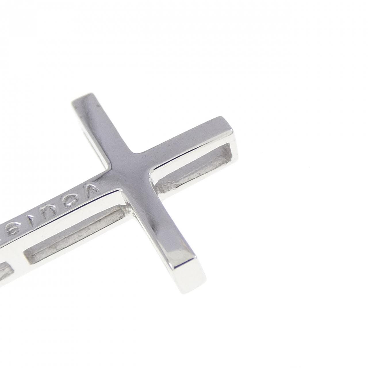 K18WG クロス ペンダント