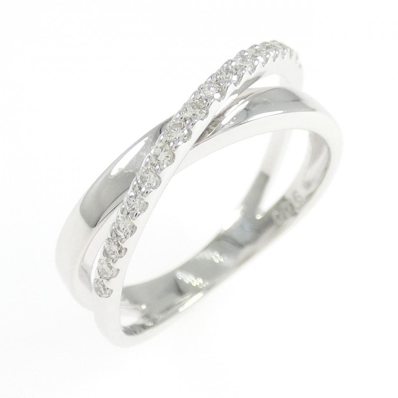 K18WG ダイヤモンド リング 0.16CT