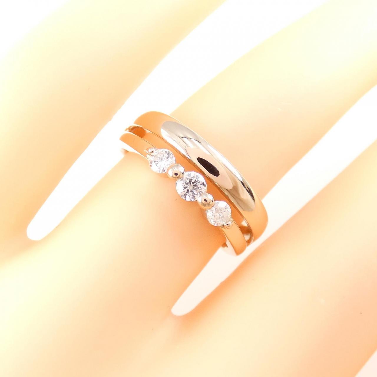 コメ兵｜K18PG ダイヤモンド リング 0.23CT｜ジュエリー｜リング