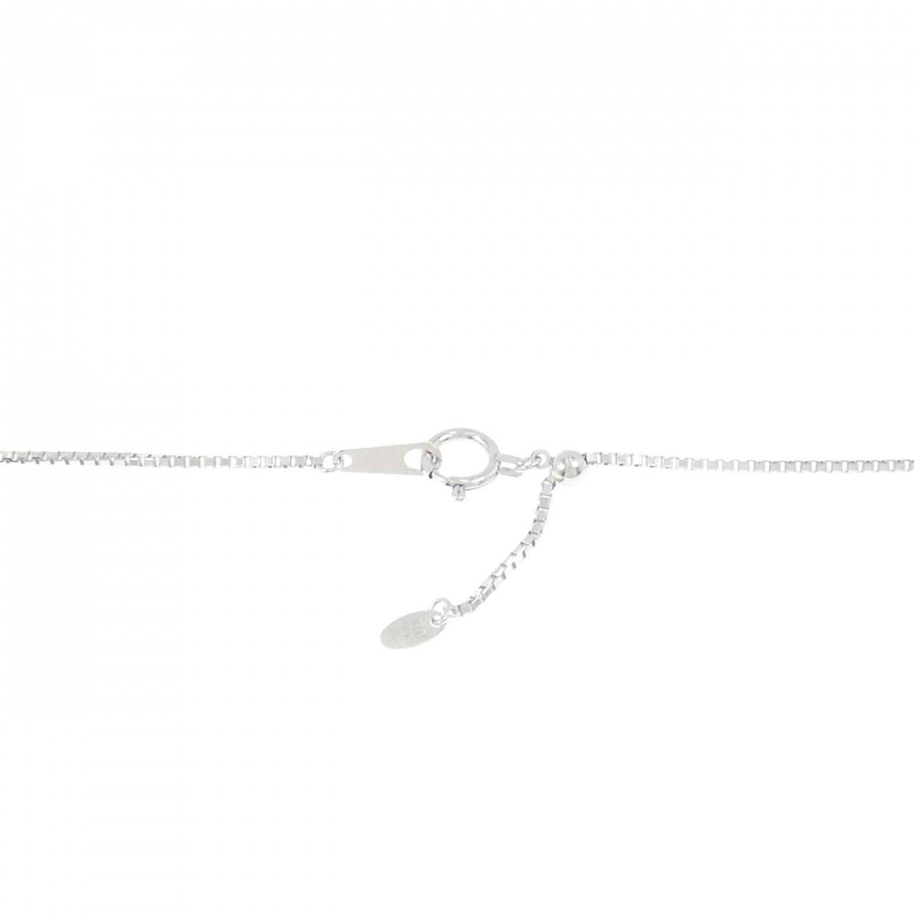 750WG/K18WG パヴェ ダイヤモンド ネックレス 3.20CT